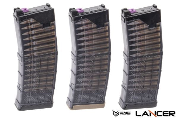 EMG Lancer Systems Licensed L5AWM 30 Rds MWs Gas Magazine for Marui TM MWS GBB Series ( 300BLK / 5.56 Type ) ( by CGS & SP System T8 )