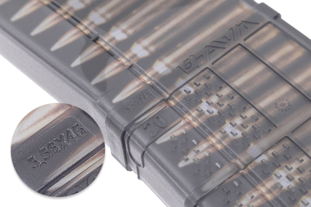 EMG Lancer Systems Licensed L5AWM 30 Rds MWs Gas Magazine for Marui TM MWS GBB Series ( 300BLK / 5.56 Type ) ( by CGS & SP System T8 )