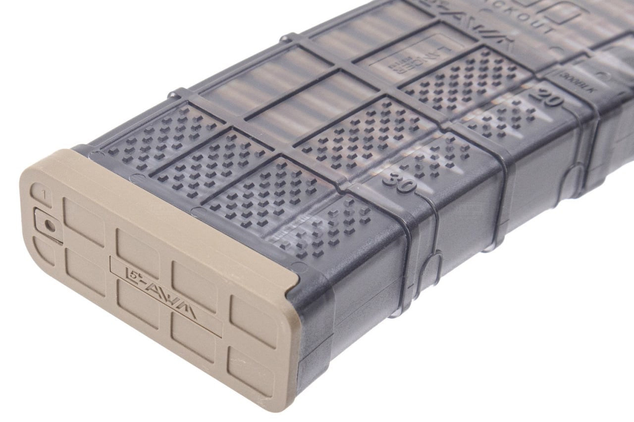 EMG Lancer Systems Licensed L5AWM 30 Rds MWs Gas Magazine for Marui TM MWS GBB Series ( 300BLK / 5.56 Type ) ( by CGS & SP System T8 )
