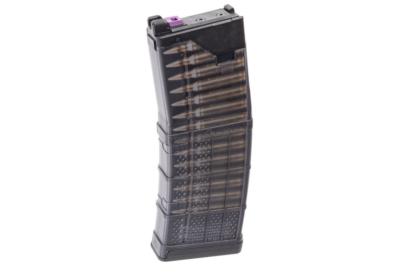 EMG Lancer Systems Licensed L5AWM 30 Rds MWs Gas Magazine for Marui TM MWS GBB Series ( 300BLK / 5.56 Type ) ( by CGS & SP System T8 )