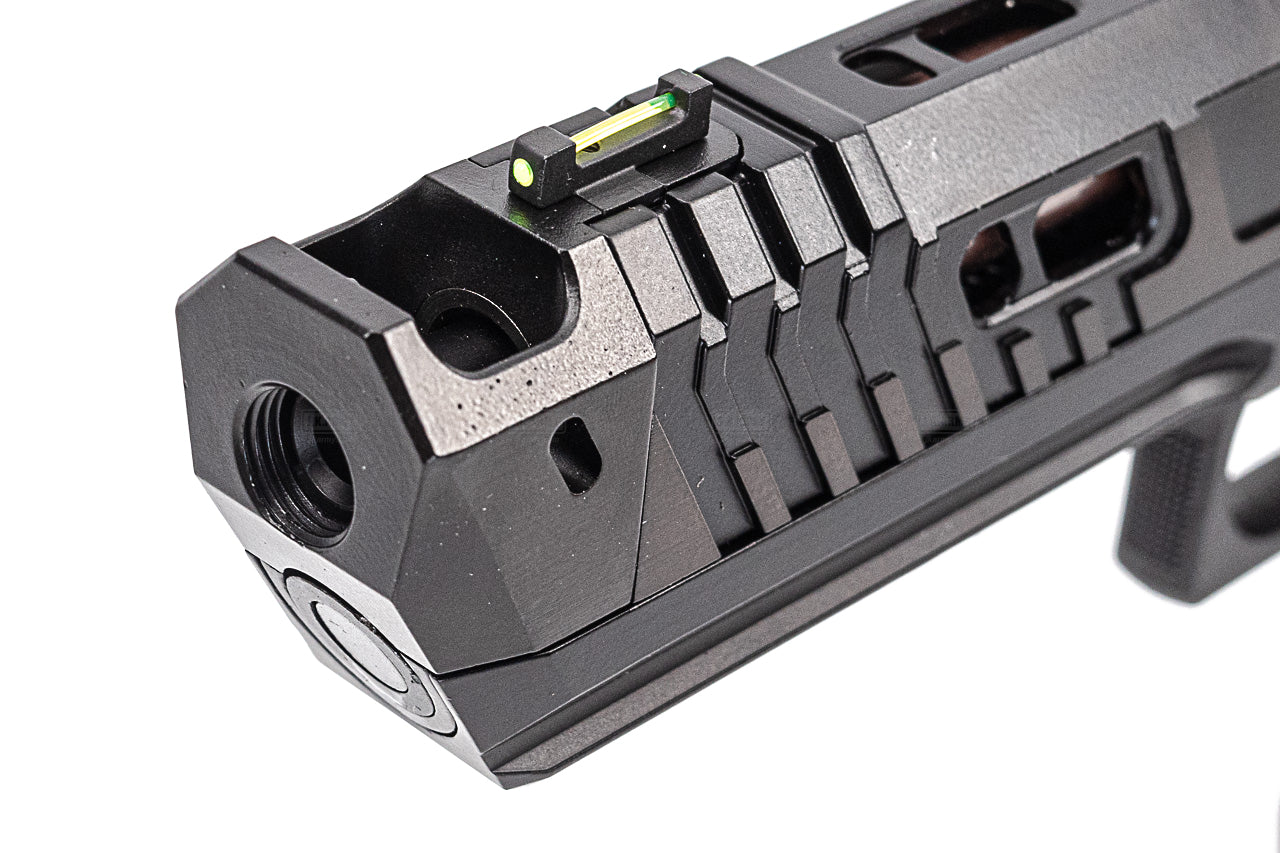 Army TTI Licensed JW4 PIT Viper GBB Pistol Airsoft ( Standard Version , Black ) ( Licensed by Taran Tactical Innovations )