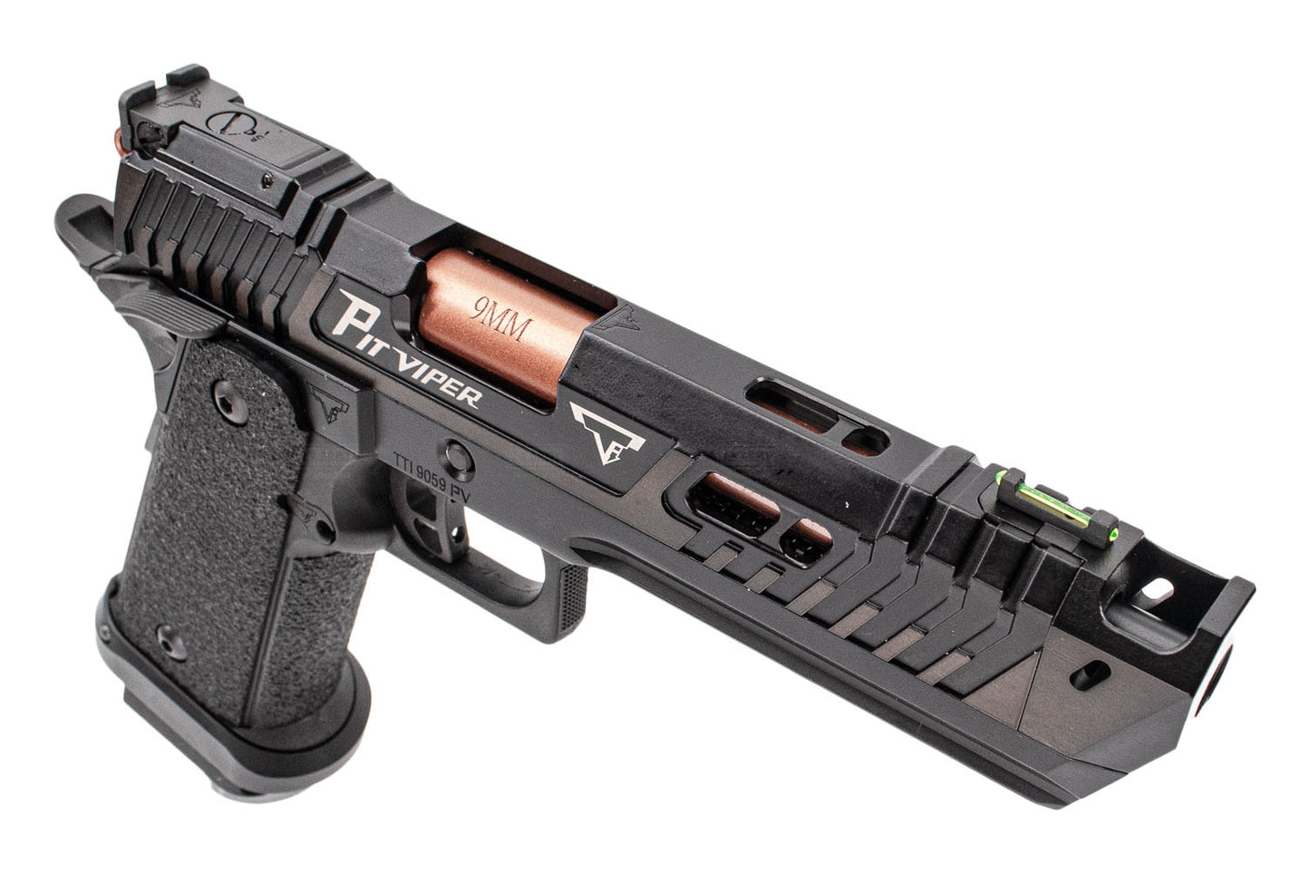 Army TTI Licensed JW4 PIT Viper GBB Pistol Airsoft ( Standard Version , Black ) ( Licensed by Taran Tactical Innovations )