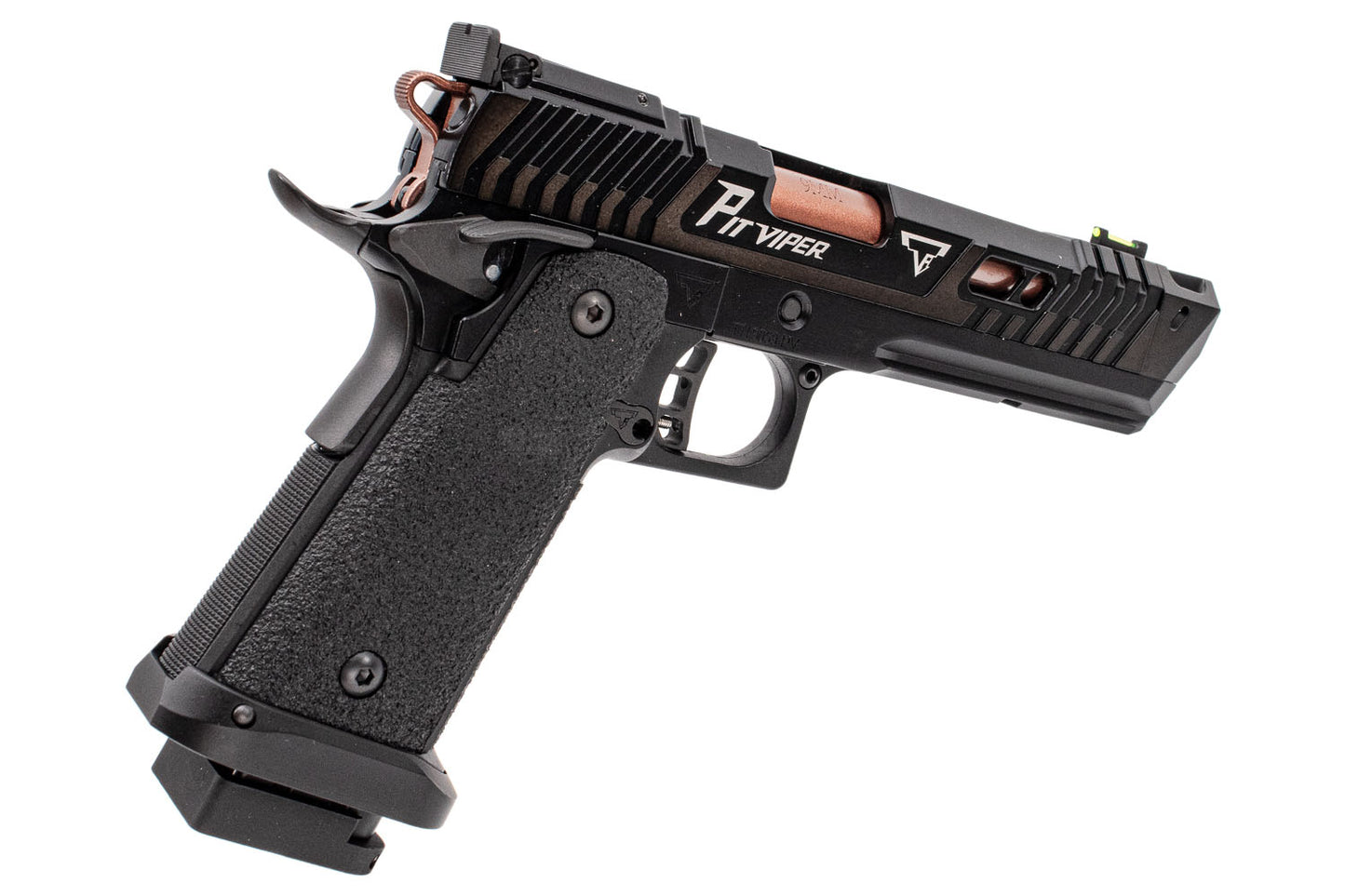 Army TTI Licensed JW4 PIT Viper GBB Pistol Airsoft ( Standard Version , Black ) ( Licensed by Taran Tactical Innovations )