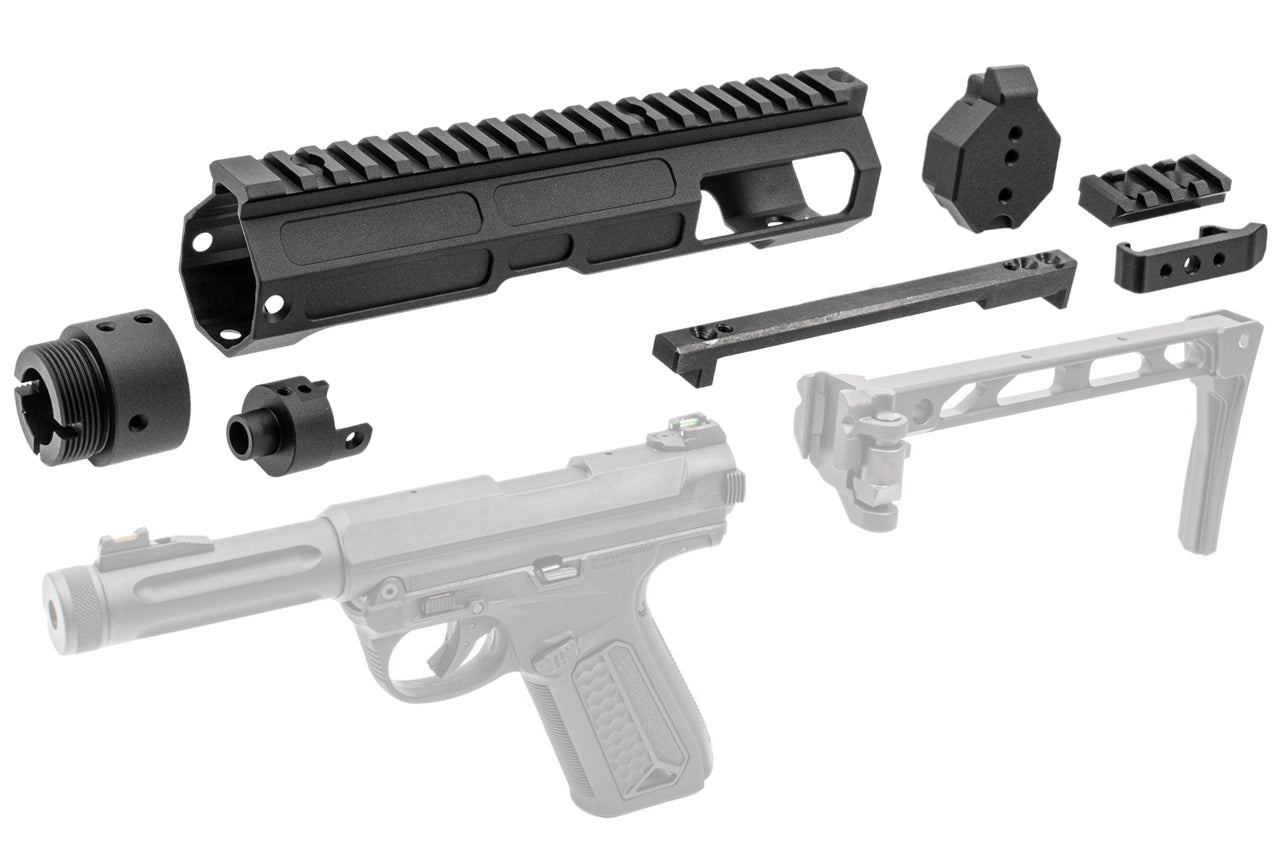 C&C AI 01 V3 Rifle Kit for AAP01 / AAP01C GBBP ( Action Army AAP-01 / AAP-01C ) ( Version 3 Compatible AEG M4 AR Stock / 1913 Picatinny Rail Stock )