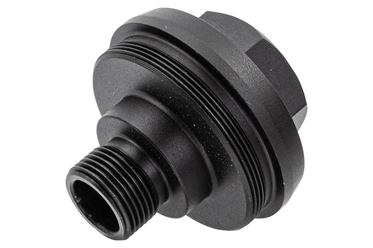 C&C SD Style Dummy Silencer 14mm CCW For Airsoft ( Black )