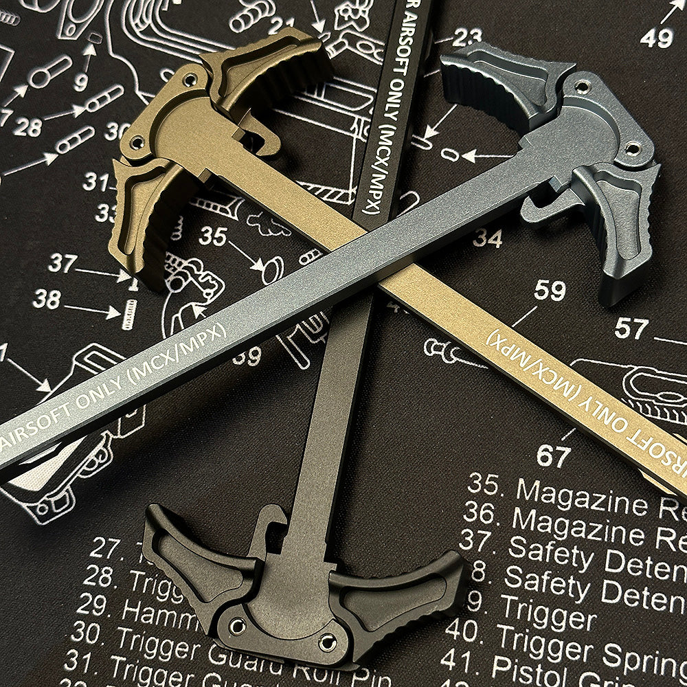 C&C MPX / MCX Ambi Charging Handle For SIG AIR MCX / MPX AEG & APFG MCX / MPX GBB Airsoft ( Black / Grey / DDC )