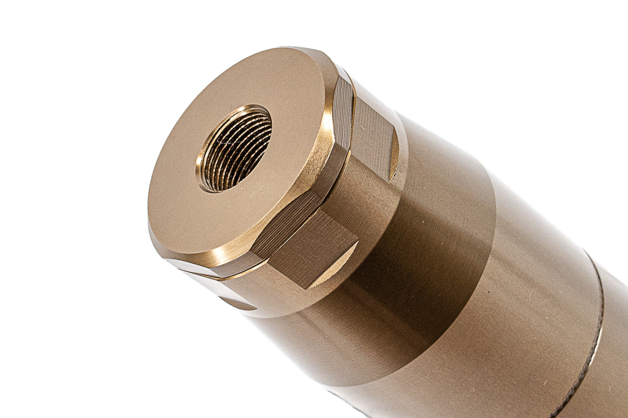 C&C Rex MG7 Style Dummy Silencer / Barrel Extension / Tracer Adapter For Airsoft ( End Cap Q CB Adapter For CCT0170 C&C CB Flash Hider 14mm CCW Thread )
