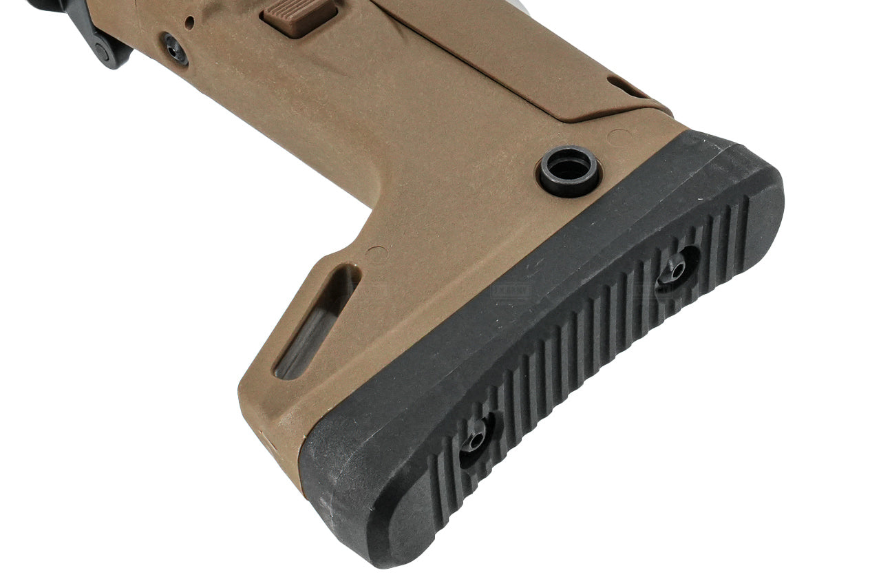 C&C Tac Adjustable Folding Stock For Cybergun GM FN HERSTAL SCAR L MK2 GBBR ( ACR Style ) ( FDE )