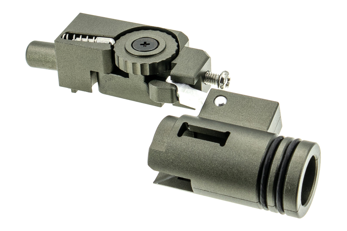 C&C V2 MWS Hop Up System for Marui TM MWS GBB Series ( Chamber Base and Adjuster Set ) ( CNC T651 Aluminum )