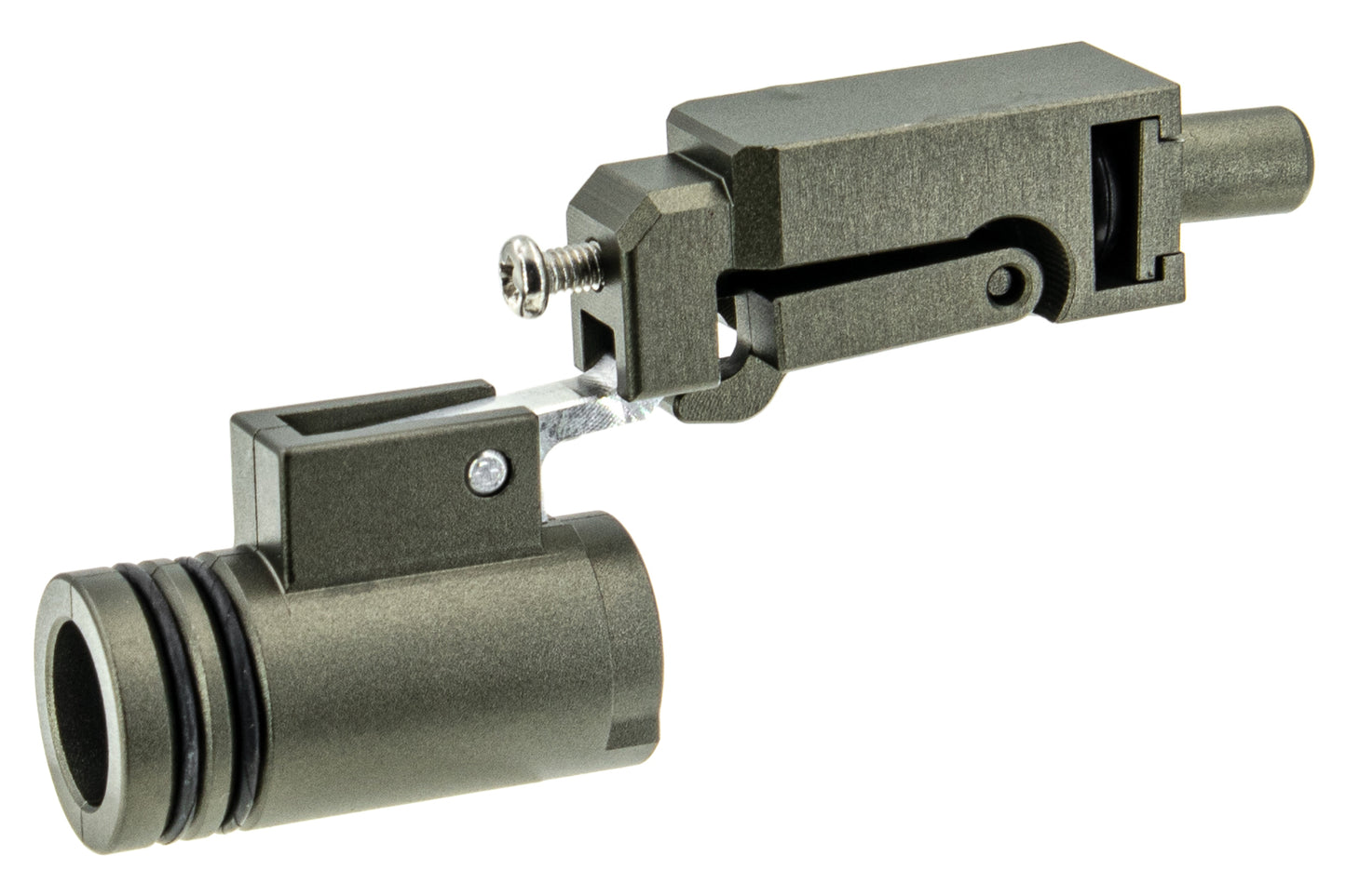 C&C V2 MWS Hop Up System for Marui TM MWS GBB Series ( Chamber Base and Adjuster Set ) ( CNC T651 Aluminum )