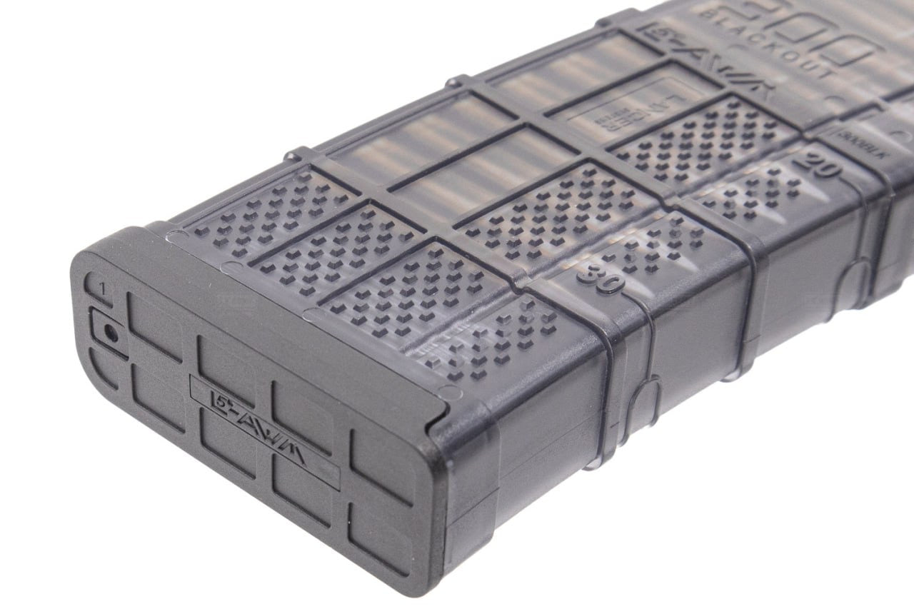 EMG Lancer Systems Licensed L5AWM 30 Rds MWs Gas Magazine for Marui TM MWS GBB Series ( 300BLK / 5.56 Type ) ( by CGS & SP System T8 )