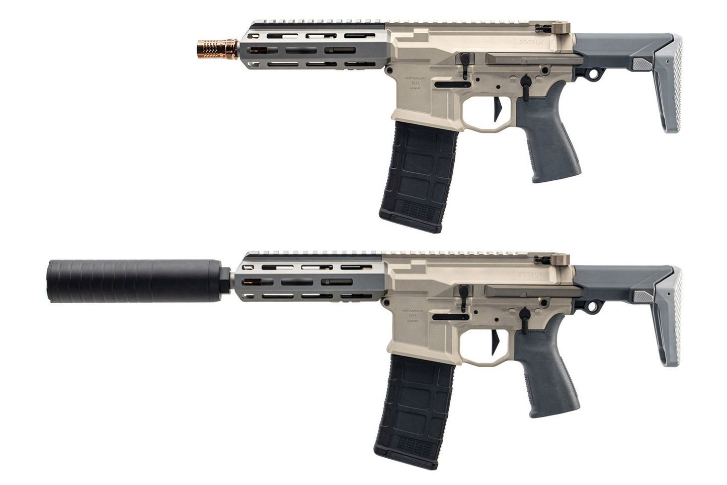 C&C Tac ハニーアナグマ QHB SBR 様式 300 Blackout Style Conversion Kit For Marui TM MWS GBB Airsoft ( Limited Edition 限定版 )