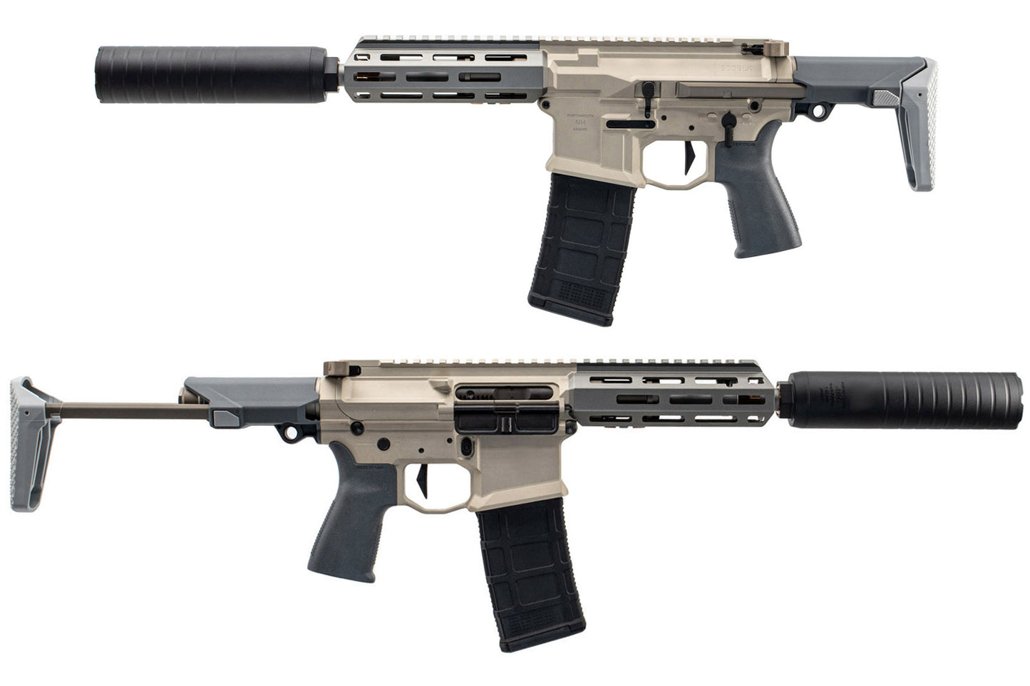 C&C Tac ハニーアナグマ QHB SBR 様式 300 Blackout Style Conversion Kit For Marui TM MWS GBB Airsoft ( Limited Edition 限定版 )