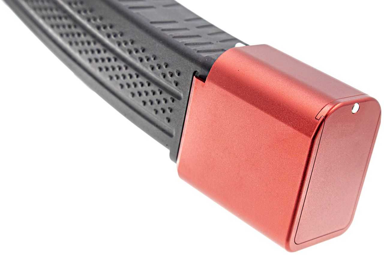 APFG TT Style Gas Extension Mag Base K-PX 30 Rounds GBB Magazine ( RED )