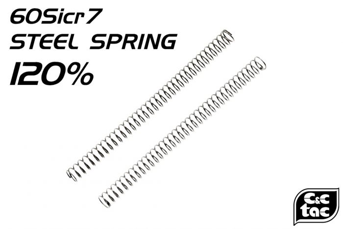 C&C 120% Steel Loading Nozzle Spring For Marui TM / WE G Model / G Series ( 2pcs )