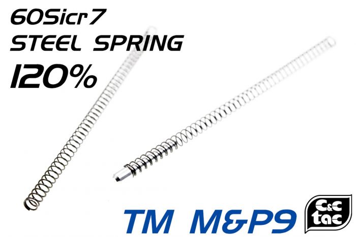 C&C 120% Steel Loading Nozzle Spring Guide Set For TM M&P9 Series