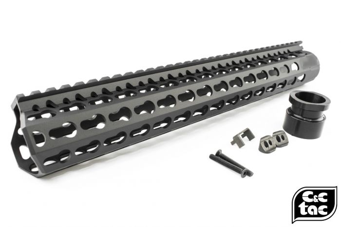 C&C Bravo Style KMR 13 Rail Keymod Airsoft Ver. ( Black )