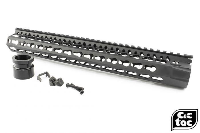 C&C Bravo Style KMR 13 Rail Keymod Airsoft Ver. ( Black )