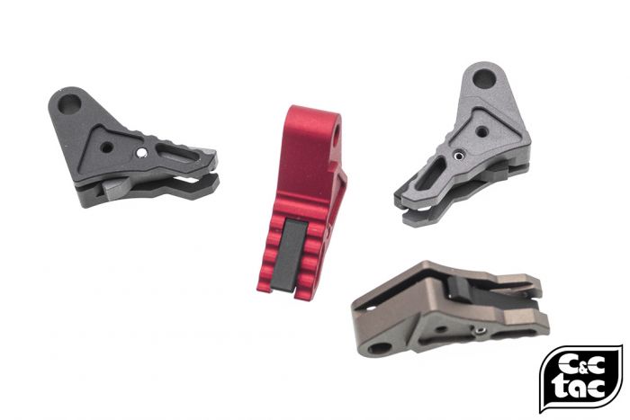 C&C CNC Aluminum Trigger For Tokyo Marui G Series ( G Model ) ( V Style ) ( For Umarex Glock / AAP-01 )