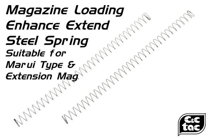 C&C Magazine Loading Enhance Extend Steel Spring for Marui Type ( Marui M&P / G Model / Extension Mag ) ( 2pcs )