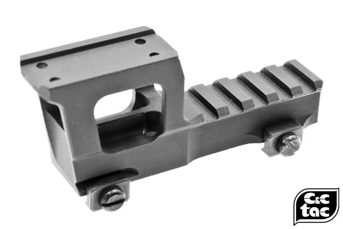 C&C T1 T2 Micro / Holosun 2.33" Height Rise Mount ( BK RB1 Style )