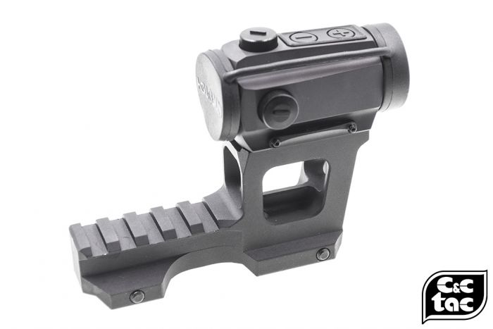 C&C T1 T2 Micro / Holosun 2.33" Height Rise Mount ( BK RB1 Style )