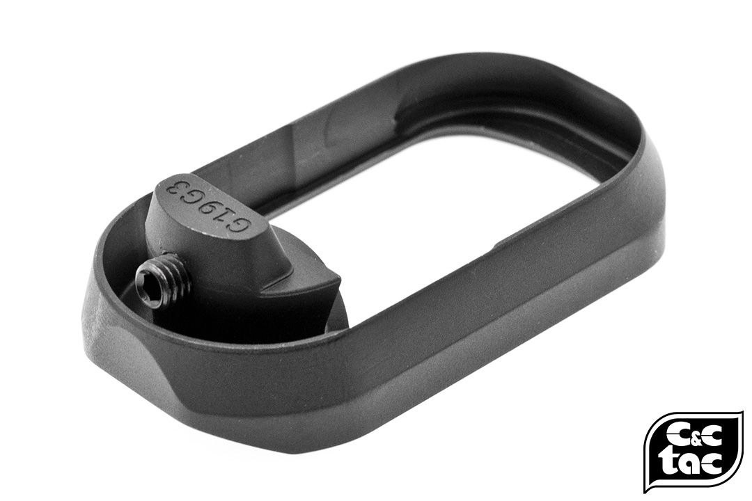 C&C TT Style CNC Aluminum Magwell for Umarex Glock 19 Gen3 / TM Model 19 Gen3 GBBP