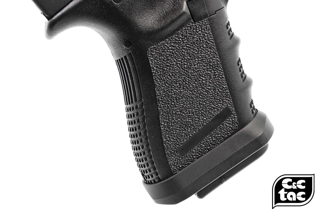 C&C TT Style CNC Aluminum Magwell for Umarex Glock 19 Gen3 / TM Model 19 Gen3 GBBP
