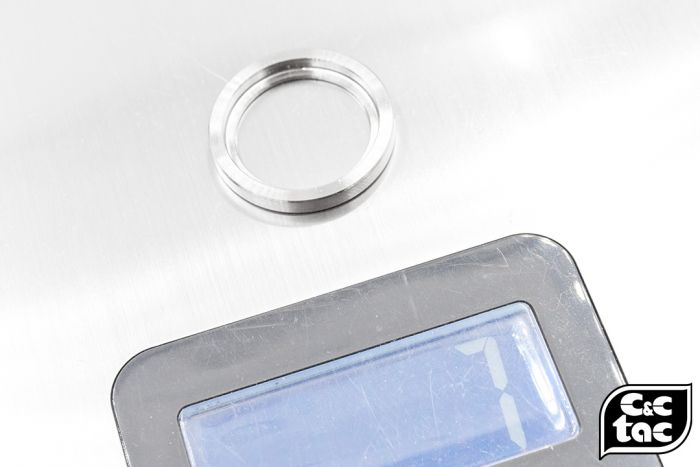 C&C Tac Outer Barrel Nut Spacer Stainless Steel for Marui TM M4 / AR MWS GBB ( Adapter Ring )