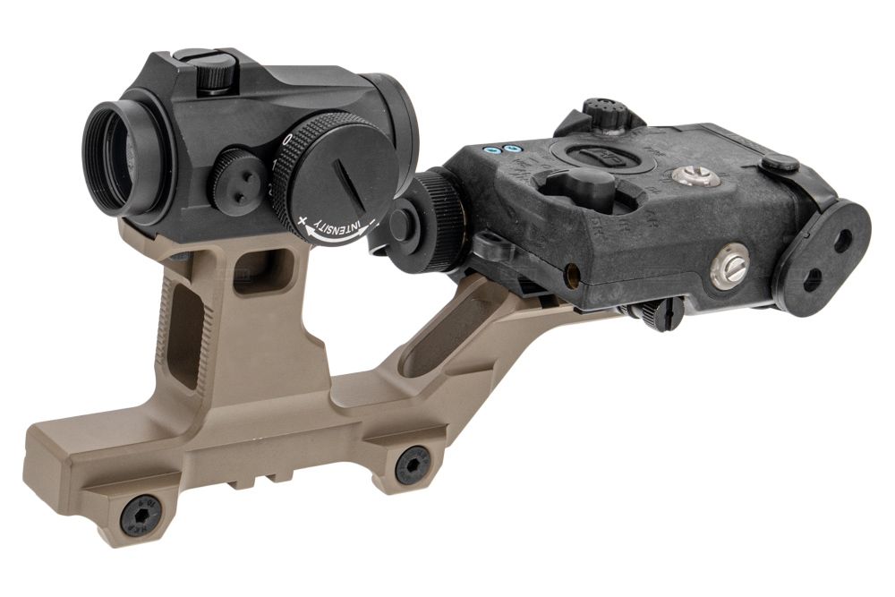 Toxicant Two Way Dual Optic Mount ( Black / DE ) ( For T2 Red Dot Sight / PEQ NGAL Drive )