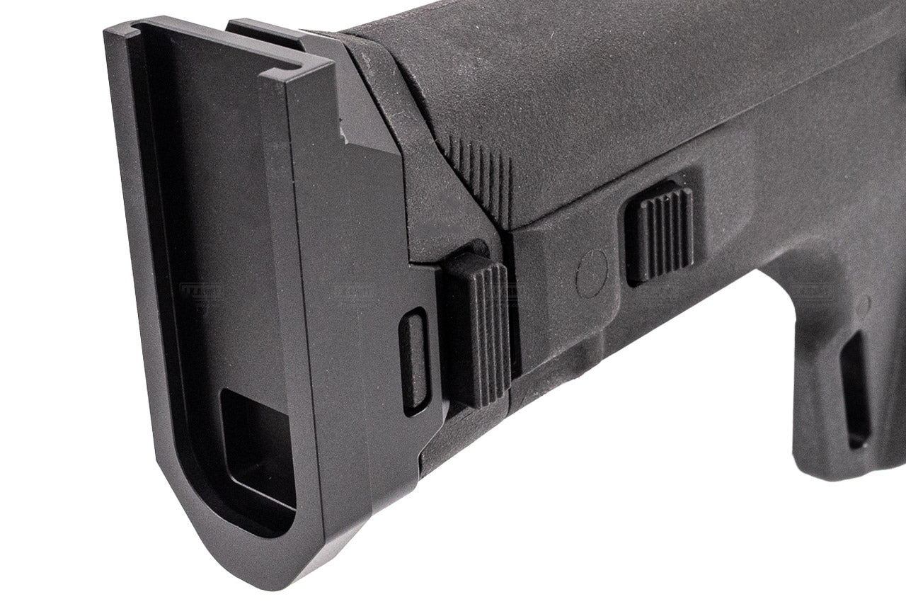 C&C Tac Adjustable Folding Stock For Cybergun GM FN HERSTAL SCAR L MK2 GBBR ( ACR Style ) ( Black )