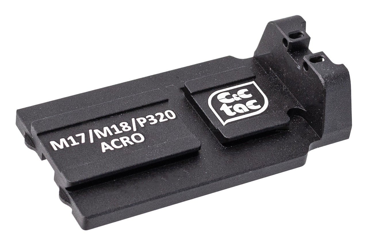 C&C Tac ACRO Adapter Plate Mount Sight Set For SIG / VFC P320 M17 M18 GBBP Series