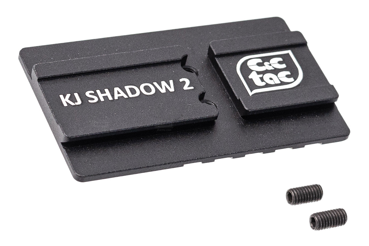 C&C Tac Low Profile ACRO Sight Adapter Plate Mount For KJ Works / ASG CZ Shadow 2 GBBP Series