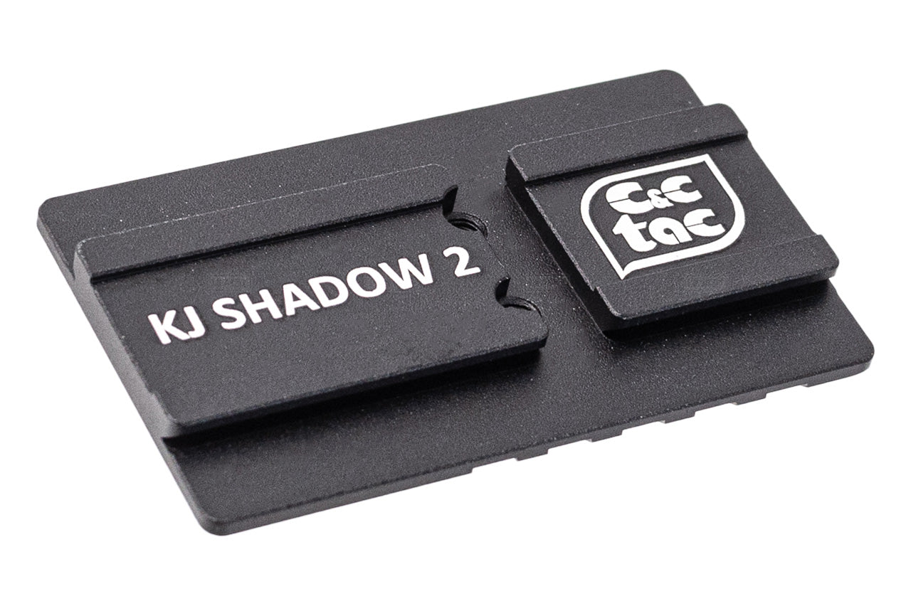 C&C Tac Low Profile ACRO Sight Adapter Plate Mount For KJ Works / ASG CZ Shadow 2 GBBP Series