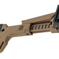 C&C Tac Adjustable Folding Stock For Cybergun GM FN HERSTAL SCAR L MK2 GBBR ( ACR Style ) ( FDE )