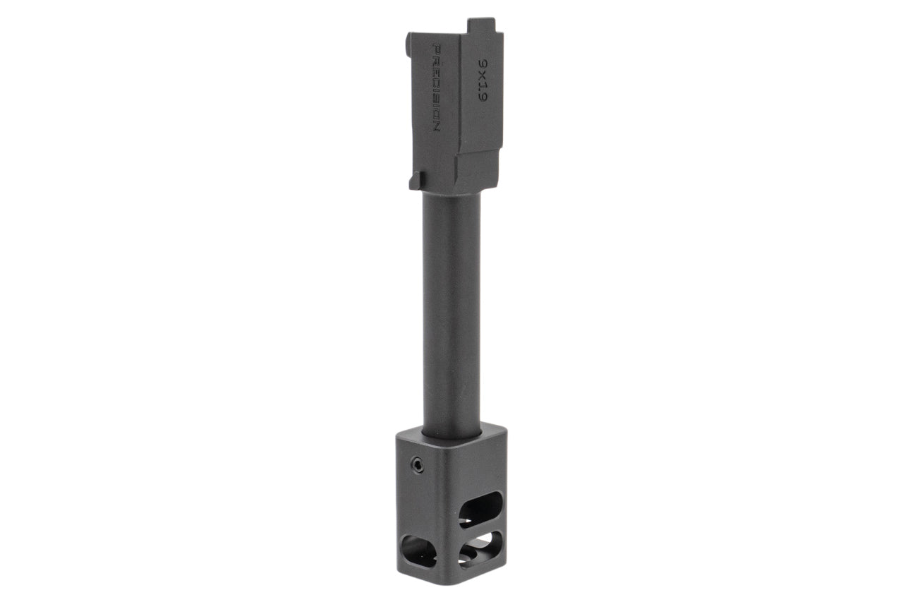 C&C Tac G19 Outer Barrel Match 4-Port Comp - 14mm CCW (Roland Special KK* Style) for TM 19 G Model GBBP Series