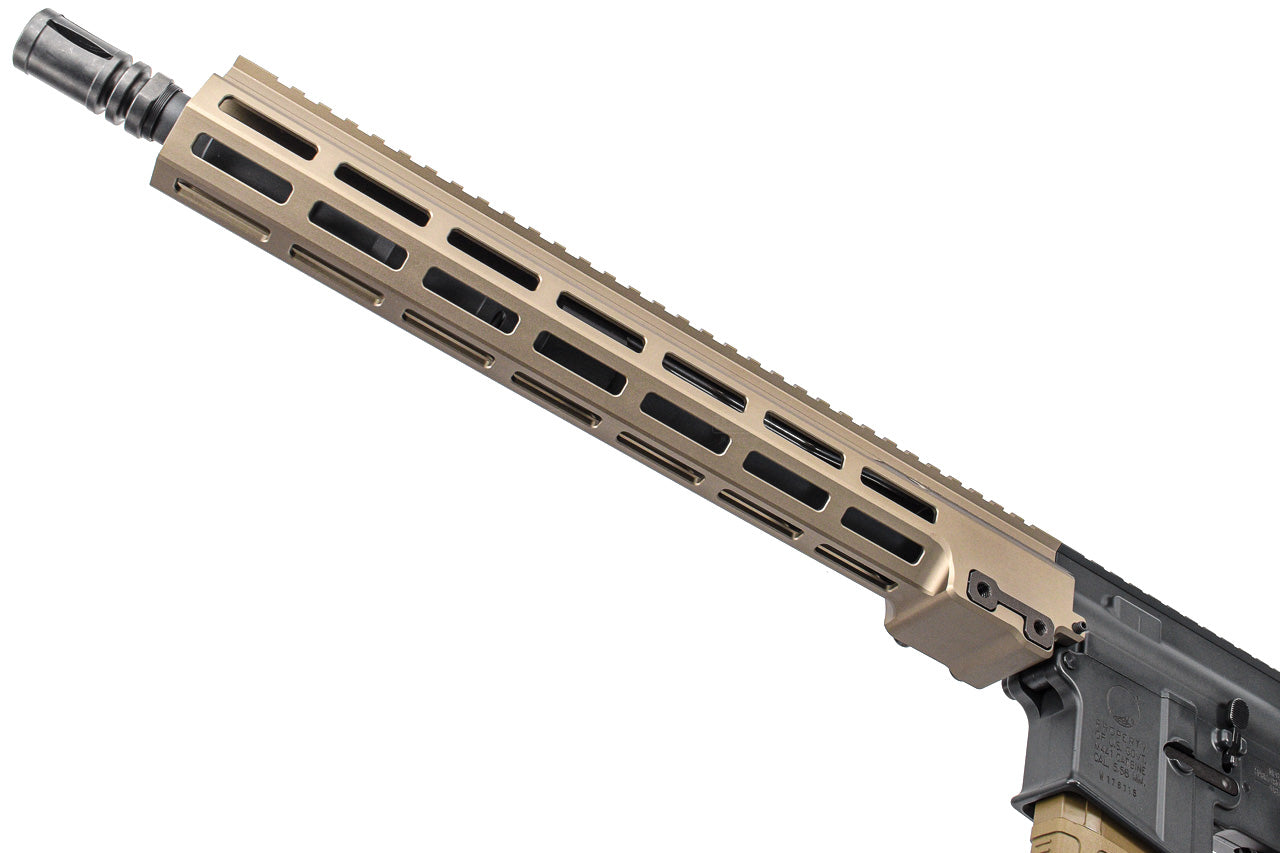 C&C Tac Custom Cot Style MK16 13.5" inch M-LOK MWS GBBR ( Complete Custom Build with T8 SP System Internals ) ( DDC / Cerakote Tactical Grey & Olive Drab )