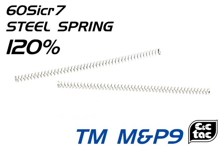C&C 120% Steel Loading Nozzle Spring For TM M&P9 Series ( 2pcs )