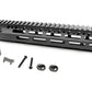 C&C MCMR 10 Style Rail M-LOK Airsoft Ver. ( Black )