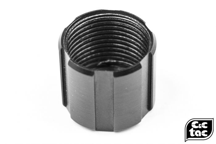 C&C SCO Style Thread Protector for 14mm CCW Threaded Outer Barrel ( Black )