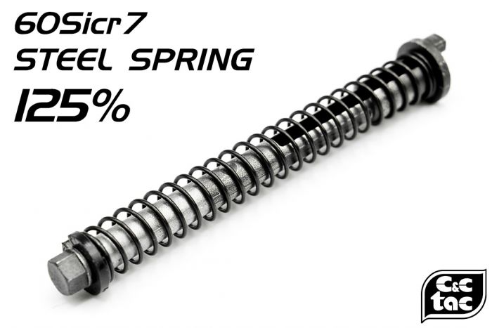 C&C 125% Ultra Recoil Spring For TM G Model / M&P9 Series ( G17 )