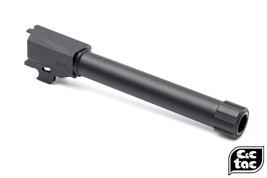 C&C Tac Threaded Outer Barrel 14mm CCW for SIG AIR / VFC M17 P320 GBBP ( Black )