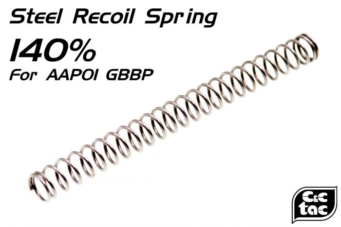 C&C Tac 140% Recoil Spring for Action Army AAP01 Assassin GBBP Airsoft ( AAP-01 )
