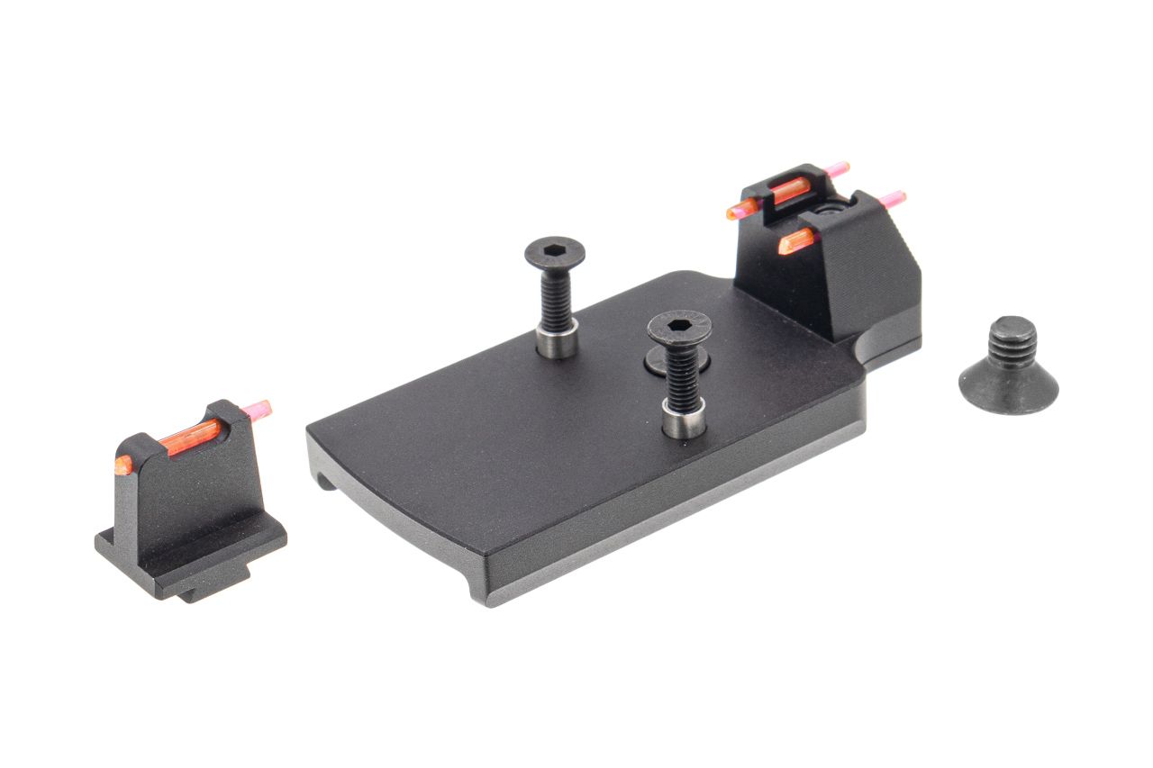 C&C Tac Tri-Style RMR Ready Sight Set Adapter Plate Mount For Marui TM ...
