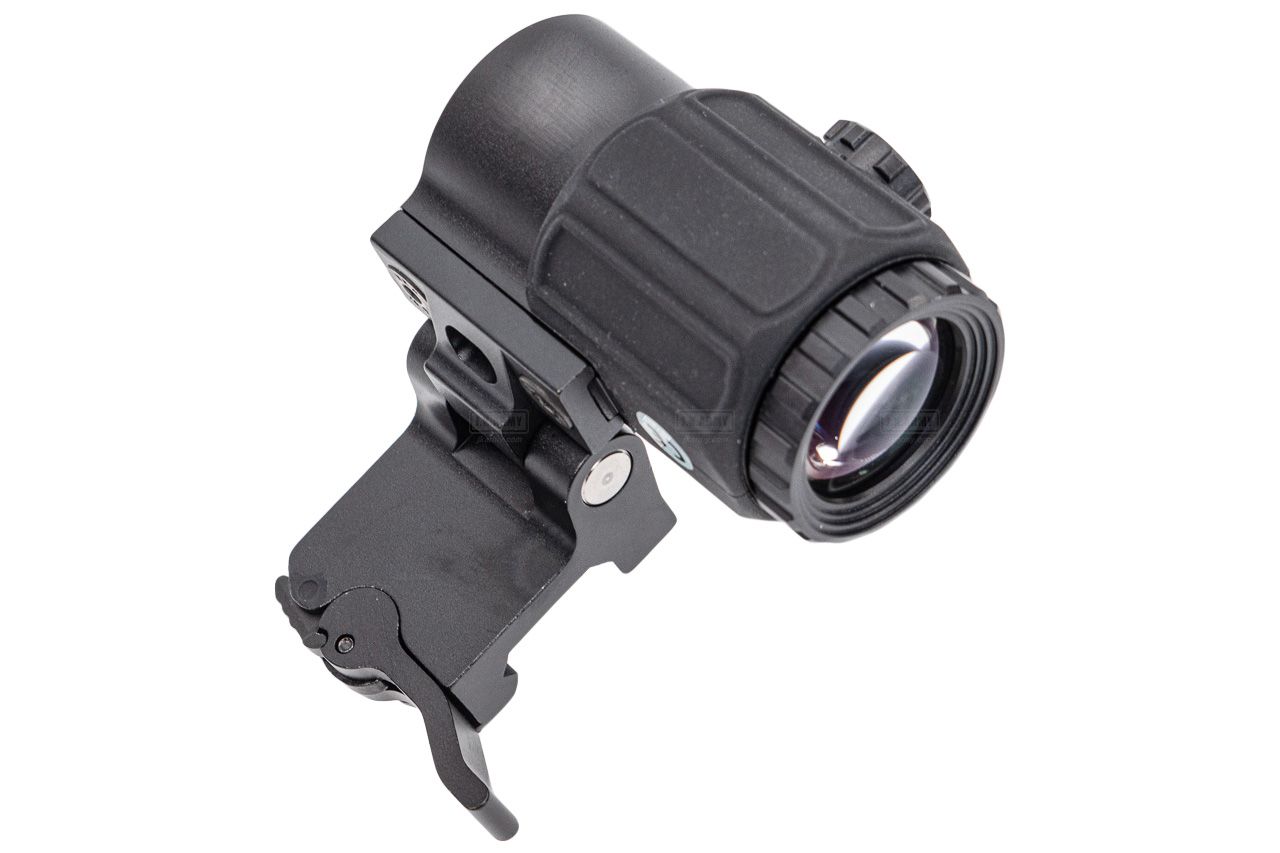 Holy Warrior HWO 43 Style Airsoft 3X Magnifier with Mount ( Black / DE )