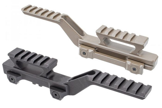 Toxicant Two Way Dual Optic Mount ( Lower Ver. ) ( DE / Black ) ( For EOTECH / PEQ NGAL Drive )